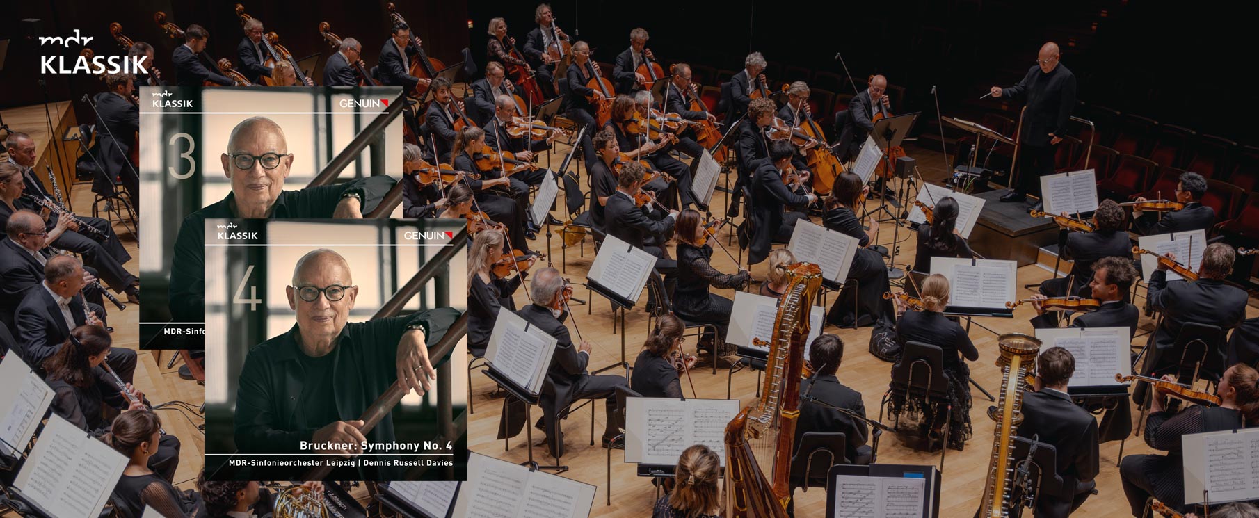 GENUIN News Completion of the Bruckner Complete Recordings with Dennis Russell Davies and the MDR Symphony Orchestra