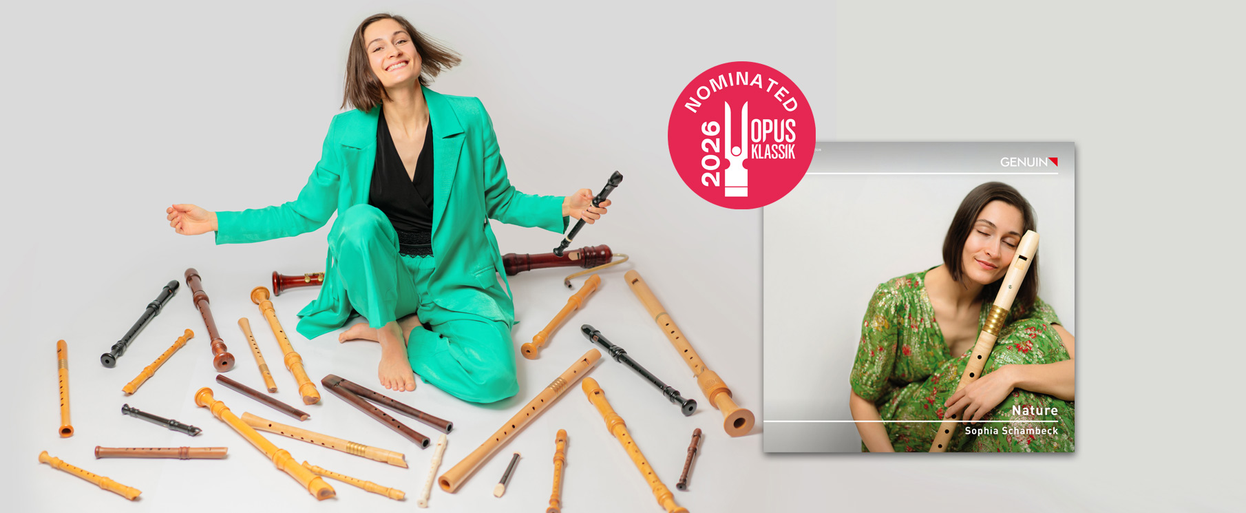 GENUIN News Sophia Schambeck has been nominated for the OPUS KLASSIK 2026 award for Young Talent of the Year