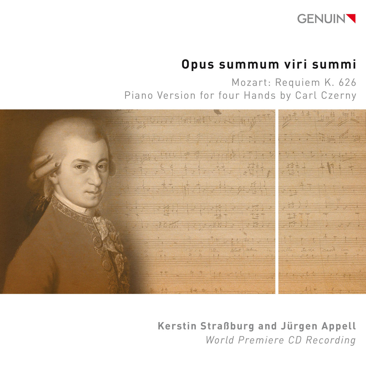 CD album cover 'Opus summum viri summi' (GEN 24869)