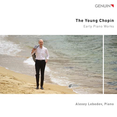 CD album cover 'The Young Chopin' (GEN 23814) with Alexey Lebedev