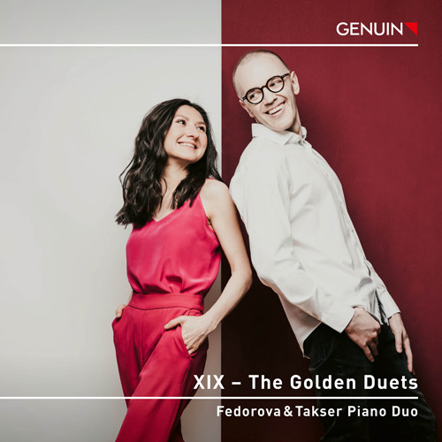 CD album cover 'XIX – The Golden Duets' (GEN 24894d) with Duo Fedorova & Takser