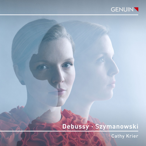 CD album cover 'Debussy - Szymanowski' (GEN 24913d) with Cathy Krier