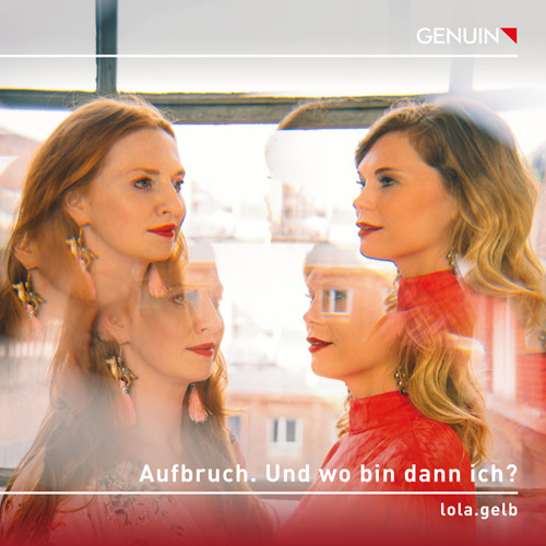 CD album cover 'Aufbruch. Und wo bin dann ich?' (GEN 24892) with lola.gelb, Anika Paulick, Michelle Bernard