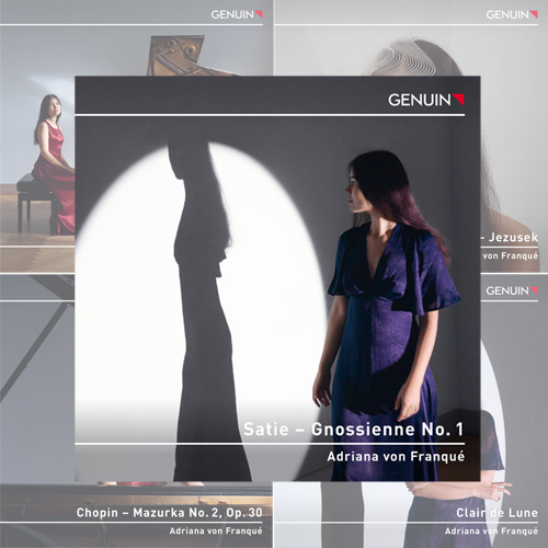 forwardCD album cover 'Gnossienne No. 1' (GEN 24907d) with Adriana von Franqué