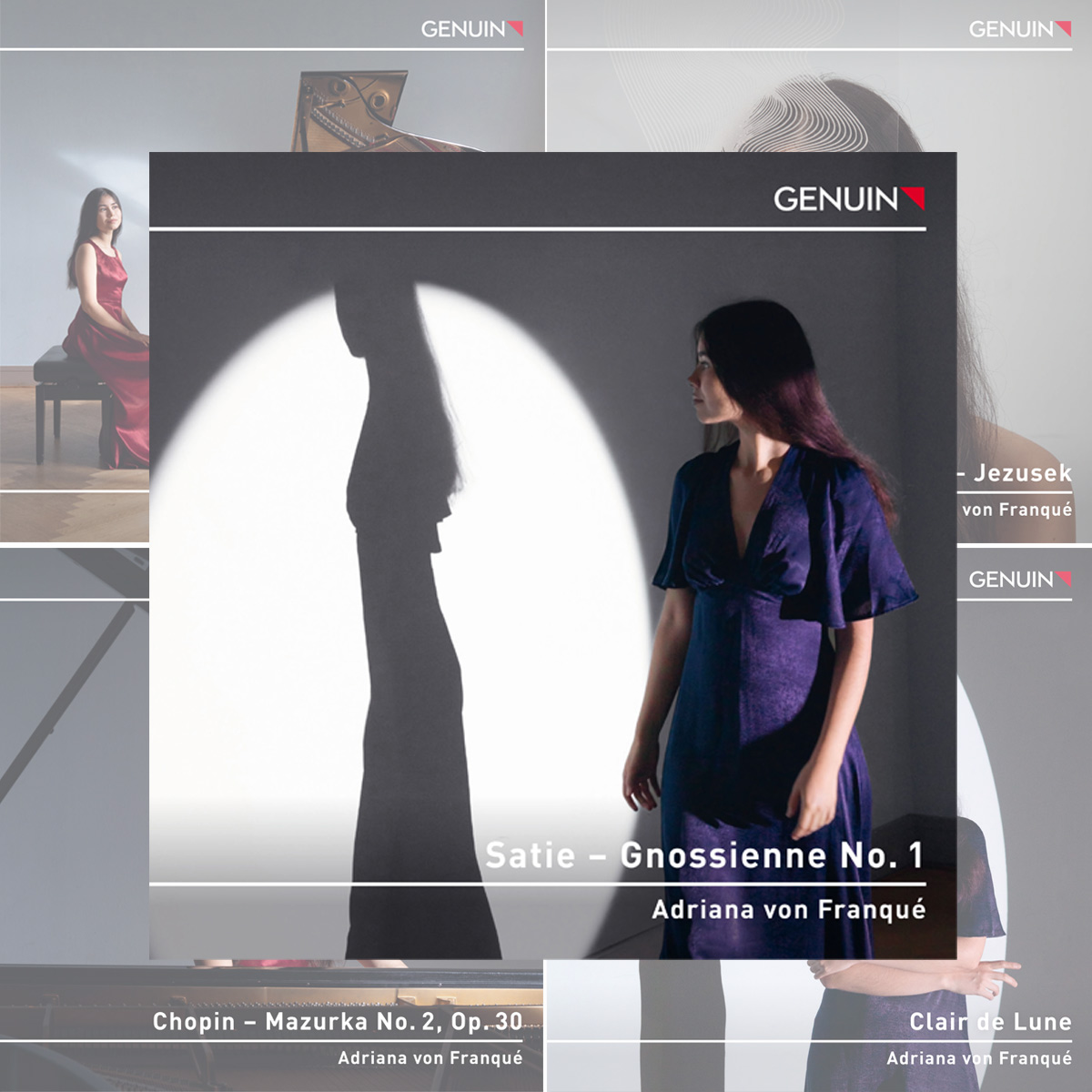 CD album cover 'Gnossienne No. 1' (GEN 24907d)