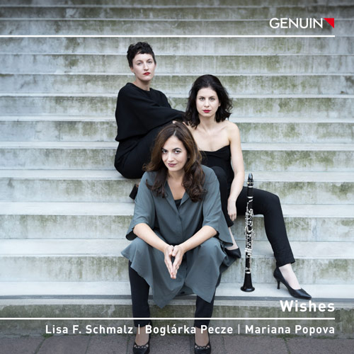 CD album cover 'Wishes' (GEN 25885d) with Lisa Florentine Schmalz, Boglárka Pecze, Mariana Popova