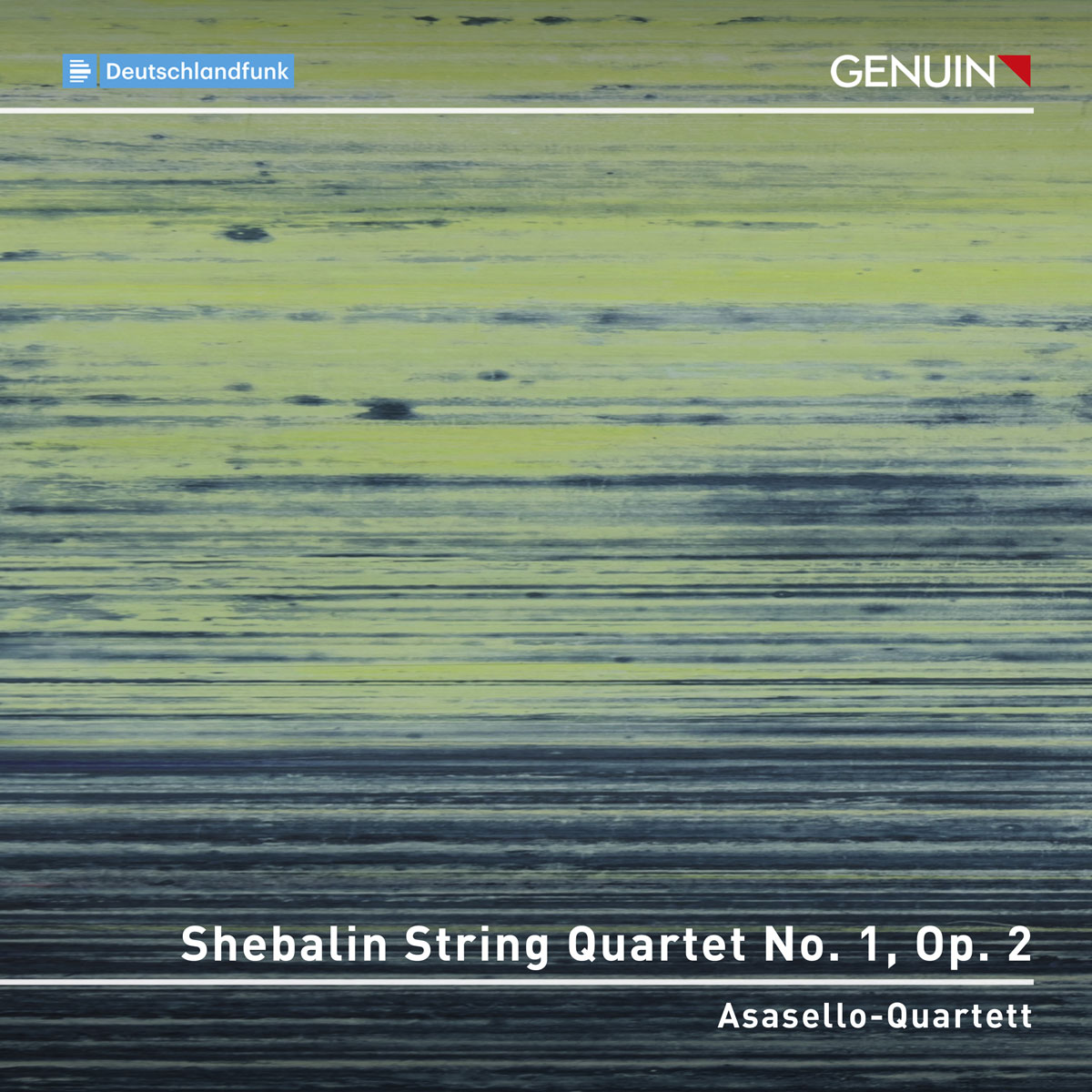 CD album cover 'Shebalin String Quartet No. 1, Op. 2' (GEN 25889d) with Asasello-Quartett