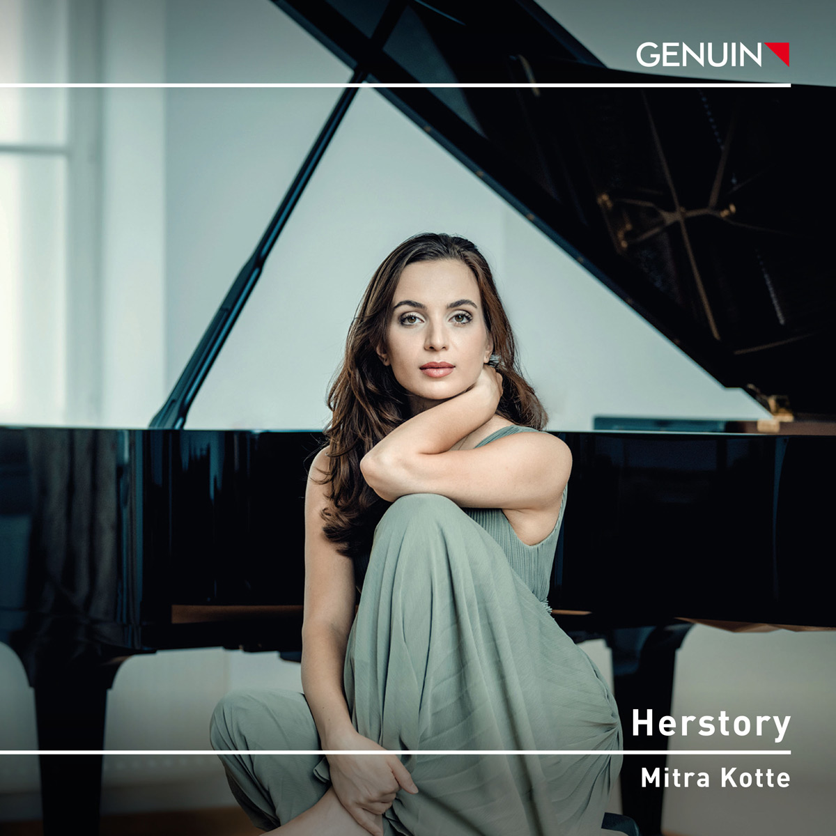 CD album cover 'Herstory' (GEN 25898) with Mitra Kotte