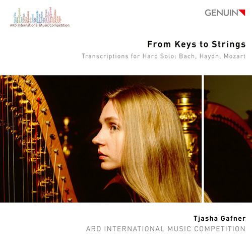 From Keys to Strings forwardCD album cover 'From Keys to Strings' (GEN 25929) with Tjasha Gafner