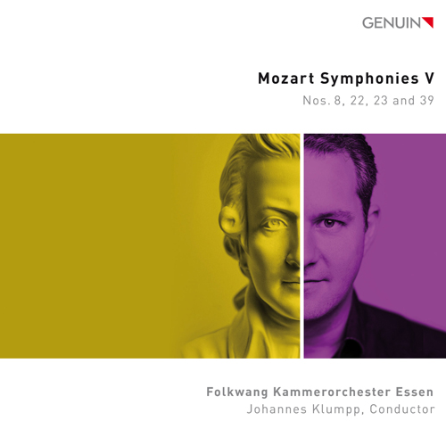 Mozart Symphonies V CD album cover 'Mozart Symphonies V' (GEN 26947) with Folkwang Kammerorchester Essen, Johannes Klumpp