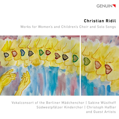 Christian Ridil CD album cover 'Christian Ridil' (GEN 26951) with Christian Ridil, Vokalconsort des Berliner Mädchenchores ...