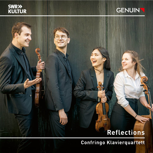 Reflections CD album cover 'Reflections' (GEN 26954) with Confringo Klavierquartett