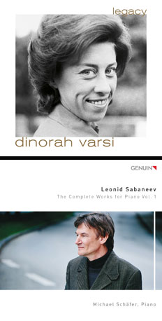 Dinorah Varsi "Legacy" Box and Michael Schaefer’s Recording of Music by Sabaneev Receive Nomination